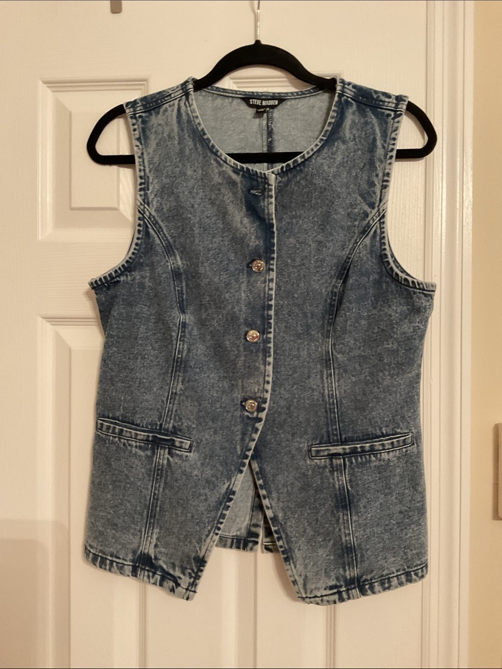 Blue Denim Vest